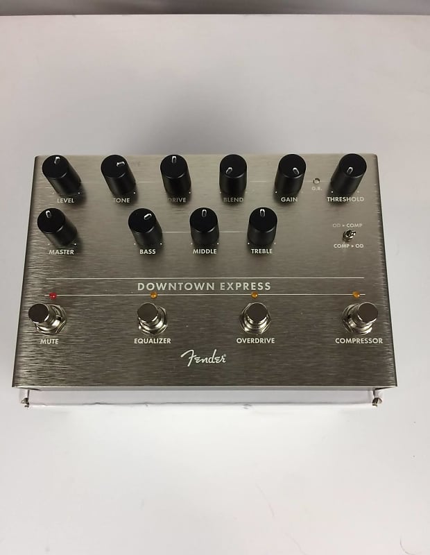 Fender Downtown Express Bass Multi Effects Pedal Reverb