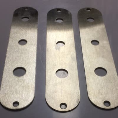 Telecaster Style Control Plate (1) - Stainless Steel image 3
