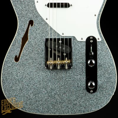 Suhr Eddie's Guitars Exclusive Custom Classic T Roasted - Ice Blue Sparkle image 2