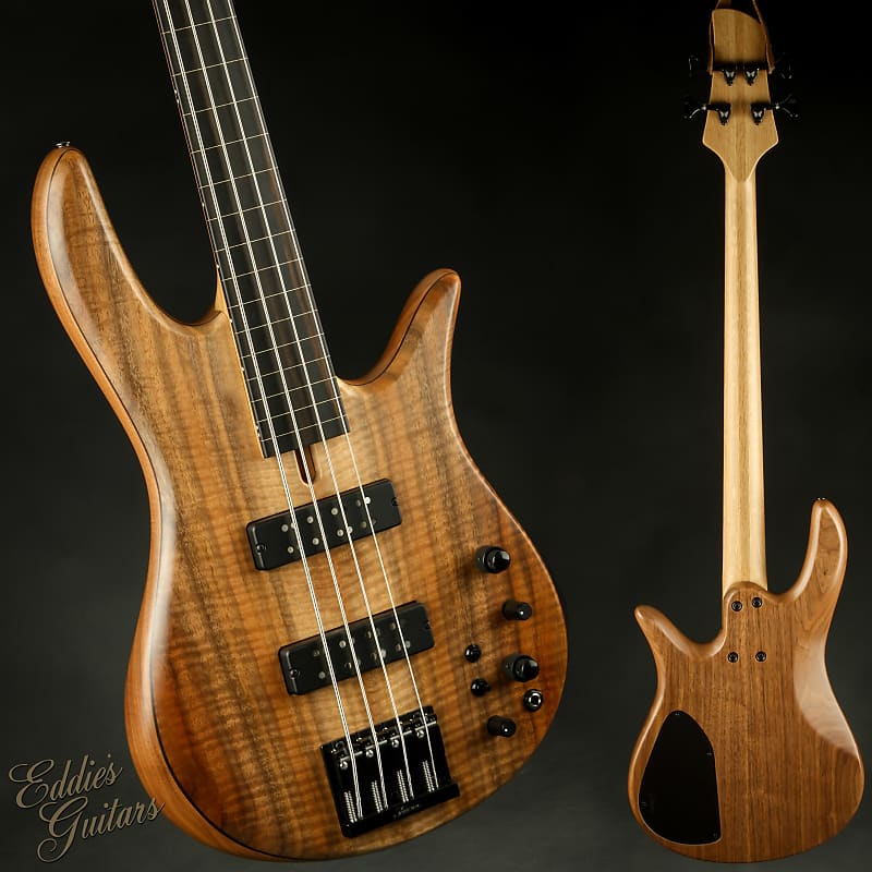 Fodera Monarch Standard Fretless - Walnut | Reverb