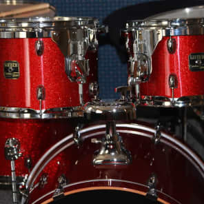 Gretsch Catalina Maple 2007 Limited Edition Red Sparkle Drum Set image 3