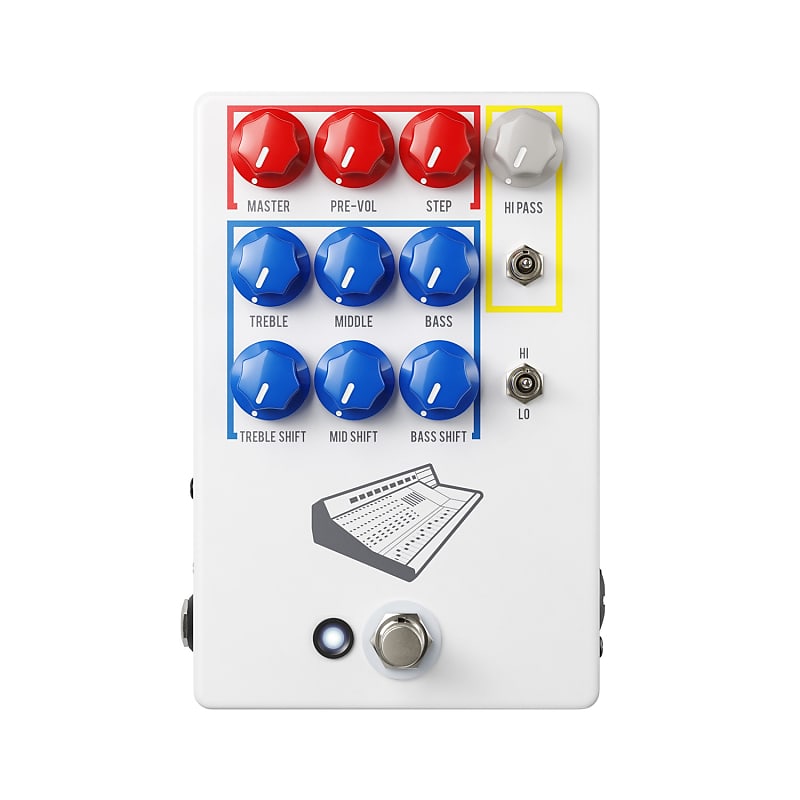 JHS Colour Box V2 Preamp / EQ / Overdrive / Distortion / DI Box Effects Pedal image 1
