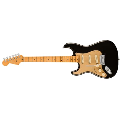 Fender American Ultra Stratocaster Electric Guitar Left Hand Maple Fingerboard Texas Tea - 0118132790 for sale