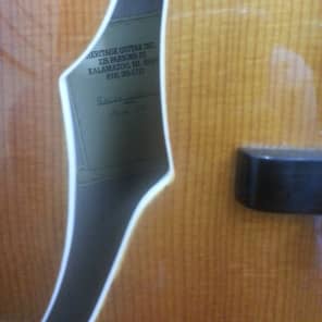 The Heritage Eagle Classic Honey Burst Hollow Body Guitar image 6