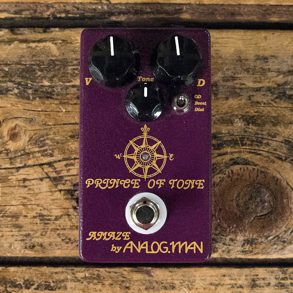 Analogman Prince of Tone Overdrive Pedal | Reverb