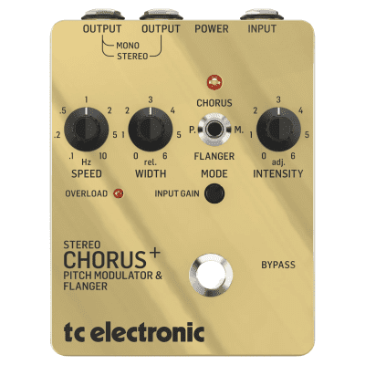 TC Electronic SCF Gold SE Special Edition Stereo Chorus + Pitch Modulator & Flanger Reissue