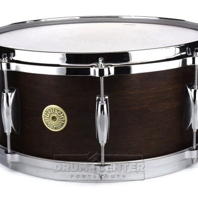 Gretsch USA Custom Snare Drum 14x6.5 8-Lug Satin Antique Maple image 4