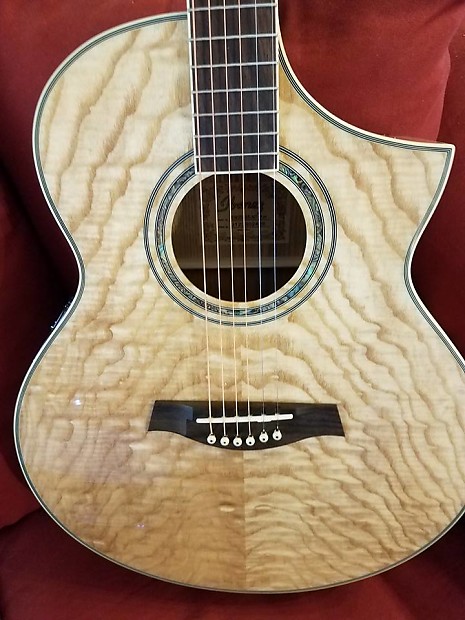 Ibanez EW20ASE NT 27 01 Figured Ash Acoustic Electric Guitar With