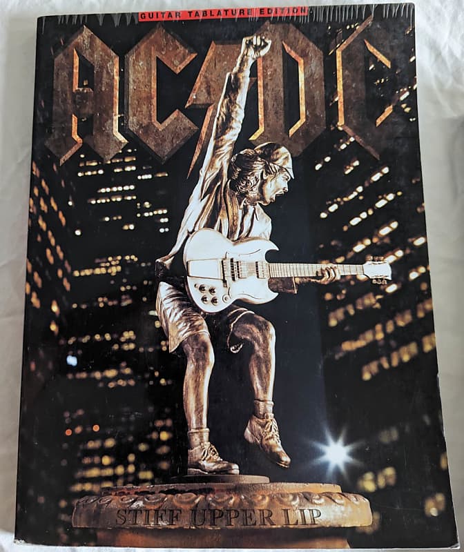 AC/DC Stiff Upper Lip Sheet Music Song Book Songbook Guitar Tab Tablature image 1