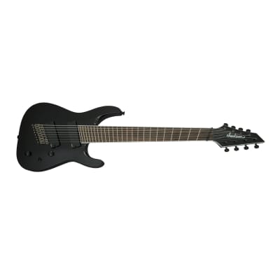 Jackson X Series Soloist Arch Top SLAT8 MS 8-String Electric Guitar with Laurel Fingerboard and Poplar Body (Right-Handed, Gloss Black) image 4
