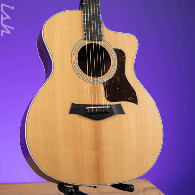 Taylor 214ce Grand Auditorium Acoustic-Electric Guitar Natural image 1