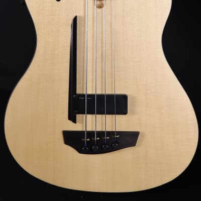 Godin A4 Ultra Fretless SF Natural Semi-Acoustic Electric Bass Guitar for sale