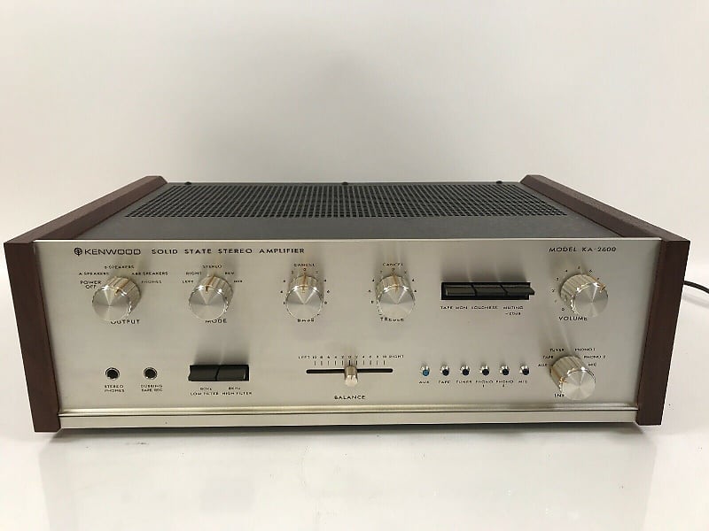 Vintage Kenwood KA-2600 Solid State Stereo Amplifier