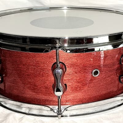 MARTIAL PERCUSSION CUSTOM SNARE DRUM 14 X 5.5" 8 LUGS 2023 - GALA APPLE LACQUER FREE SHIP CUSA! image 4