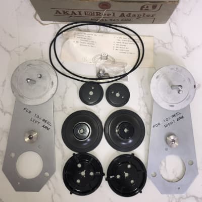 AKAI REEL HUB ADAPTER 2個セット 2X Pro Metal Blue AKAI NAB Hub Adapters For Open Reel to