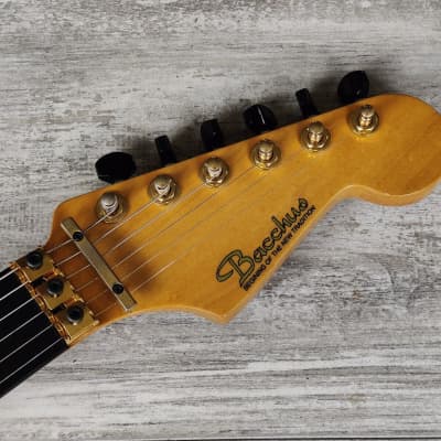 1996 Bacchus Custom Order Stratocaster w/ESP Pickups and Floyd Rose (Natural) image 7