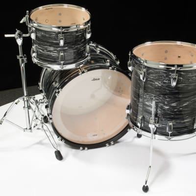 Ludwig Classic Maple FAB 3pc Shell Pack - Vintage Black Oyster image 2
