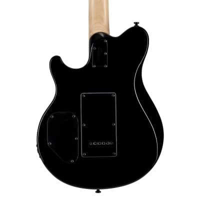 Sterling by Music Man Axis (AX3S), Black with White Binding image 4