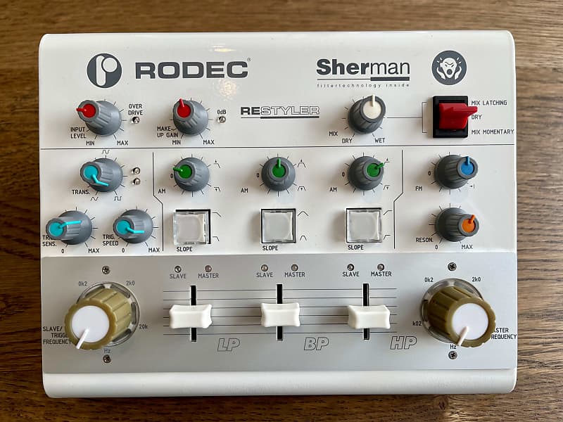 Sherman Rodec Restyler Stereo Analog Filter Mint Condition