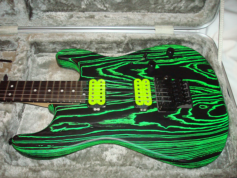 Charvel Pro-Mod San Dimas Style 1 HH Floyd Rose - Green Glow | Reverb