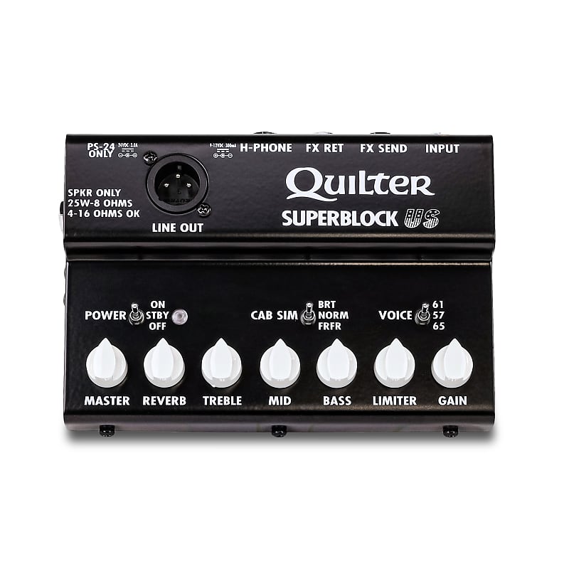 Quilter Superblock US 25W Pedal-Sized Mini Guitar Amplifier Head
