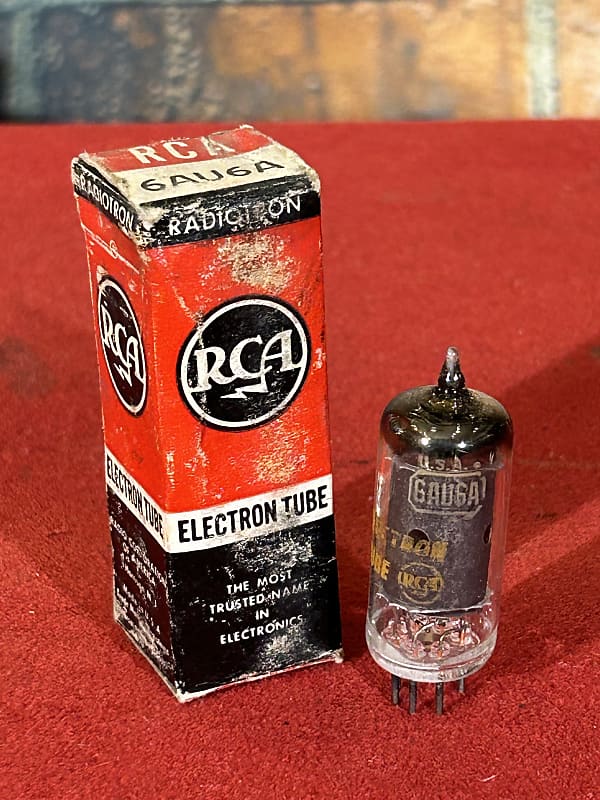 Rca Vintage Single 6au6 Preamp Amplifier Vacuum Tube 1960s - 