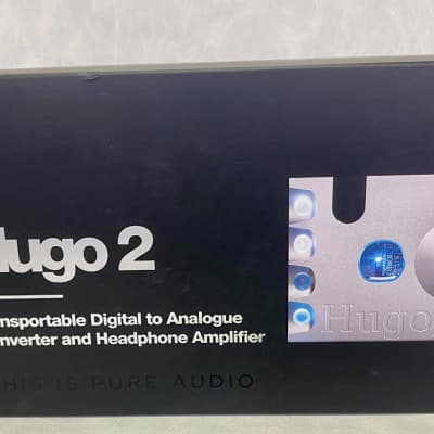 NEW! Chord Electronics Hugo 2 DAC Headphone Amp Chord Electronics - HUGO 2 Transportable DAC / Headphone portal Amplifier better than Astell and Kern made in UK black image 2