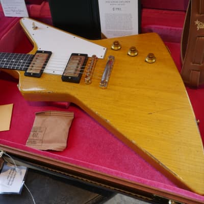 Video! 2021 Gibson Collector's Edition Korina Explorer Murphy Labs Aged Brazilian Rosewood image 6