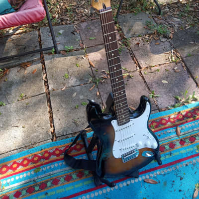 Fender Standard Stratocaster Plus Top with Rosewood Fretboard 2013 - 2017 - Tobacco Sunburst image 7