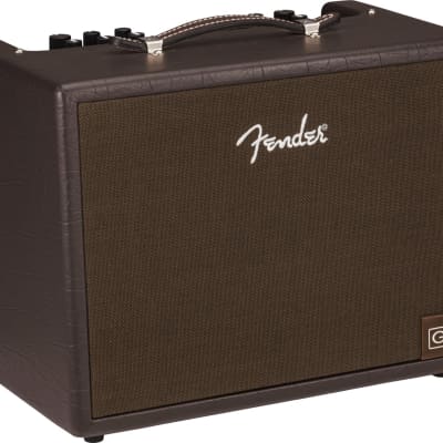 Fender Acoustic Junior Go Battery-Powered Acoustic Guitar Combo Amplifier, 100W, Dark Brown image 3