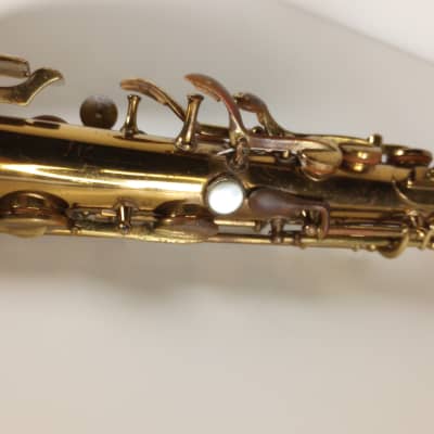 C.G. Conn New Wonder Series I Alto Saxophone 1923 Gold Finish image 8