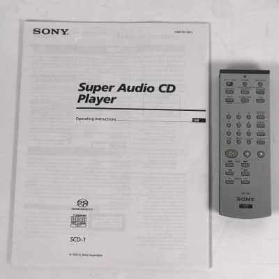 Sony SCD-1 Super Audio CD Player w/ Remote image 17