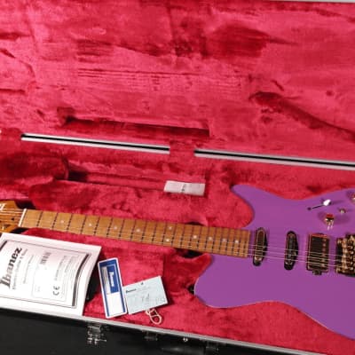 Ibanez Lari Basilio Signature LB1 Electric Guitar - Violet image 10