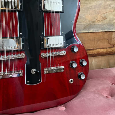 Gibson Custom EDS-1275 Doubleneck Electric Guitar - Cherry Red image 6