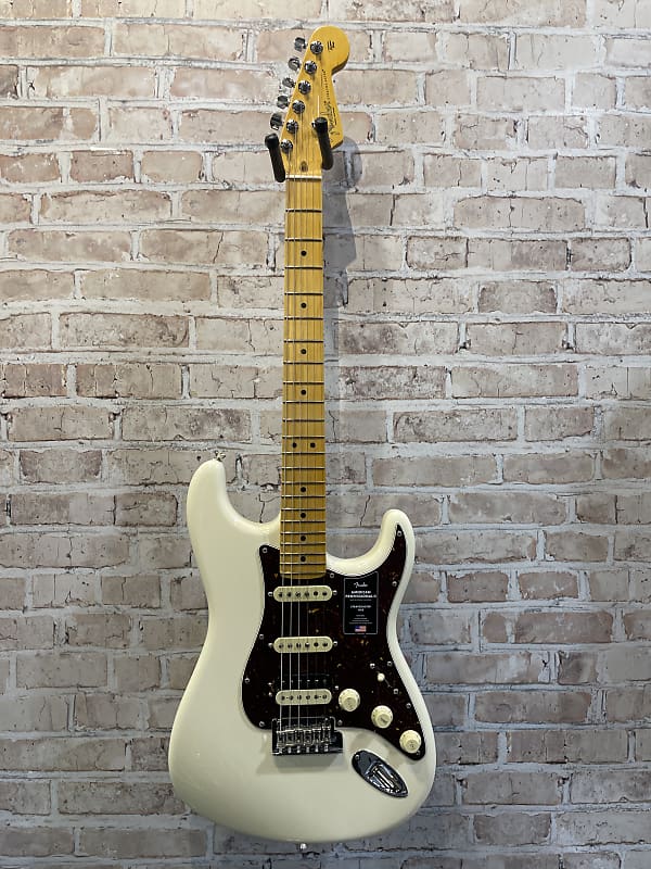 Fender American Professional II Stratocaster HSS with Maple Fretboard - Olympic White (King Of Prussia, PA) image 1