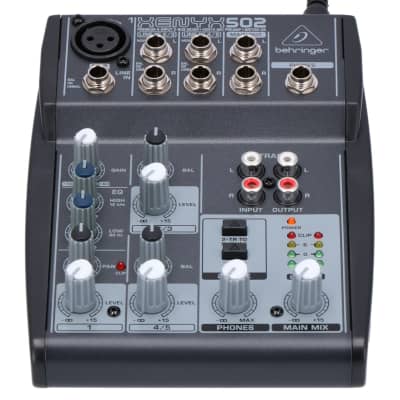 Behringer XENYX 502 PA and studio mixer image 2