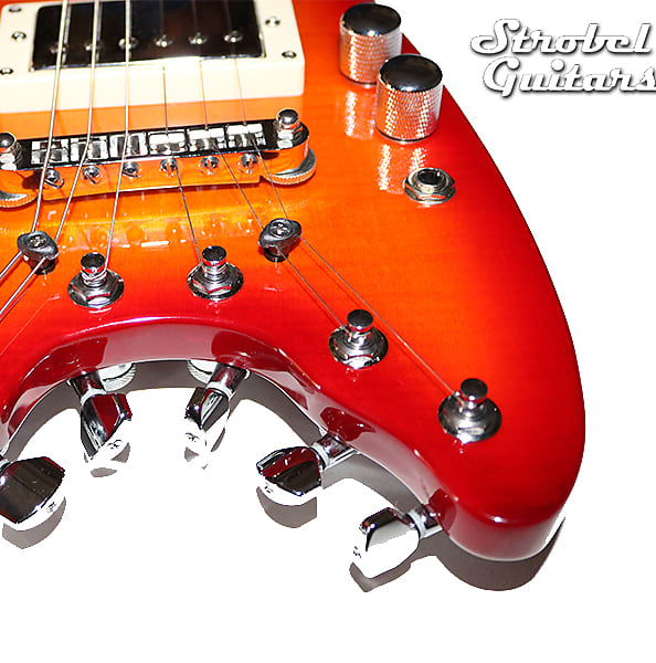 Strobel  Rambler Professional Travel Guitar - Cherry Sunburst image 1