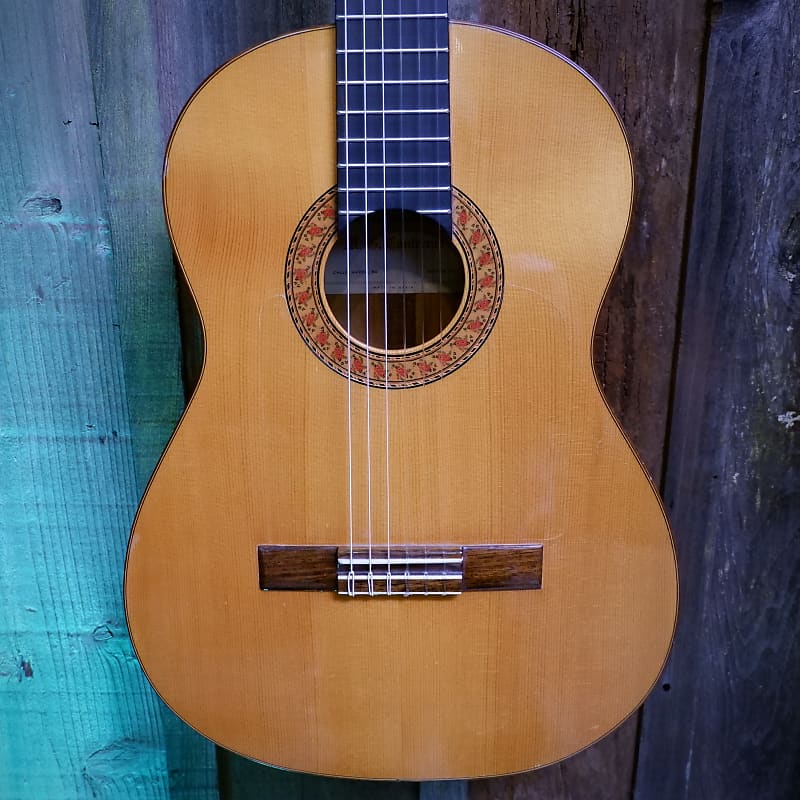 M. G. Contreras Flamenco Student Model 1980's-1990's - Natural with Hard Case & Wittner Mechanical Tuners image 1