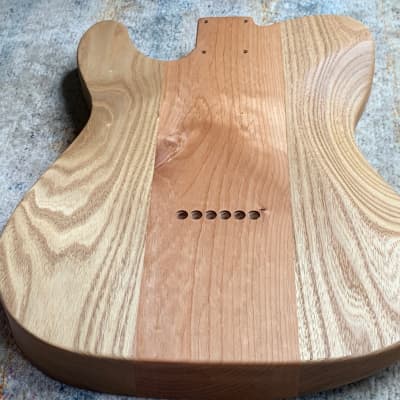 All-Natural Series: Alder & Catalpa Tele (Woodtech, USA) Finished in Natural Linseed Oil & Beeswax image 7