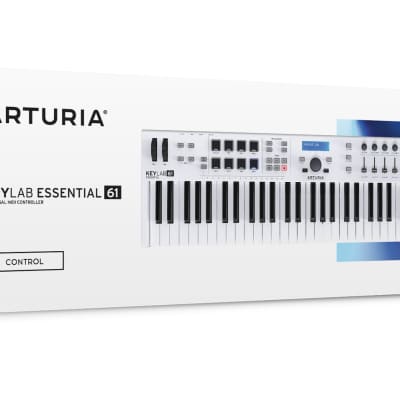 Arturia KEYLAB-61-ESSENTIAL KeyLab Essential 61 61-key Universal MIDI Controller with Software image 1