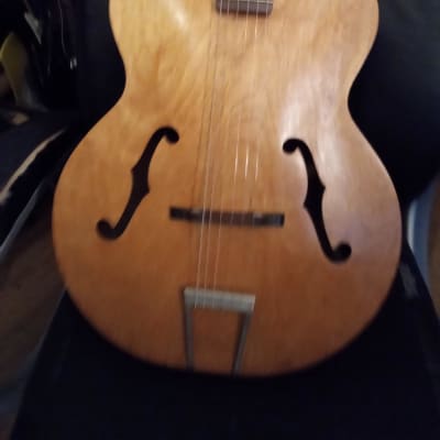 Harmony Arch Top 1960's - Natural Solid Spruce for sale