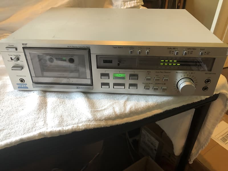 MCS 3575 Stereo Cassette Deck 1982 Silver Face | Reverb