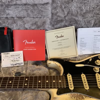 Fender American Professional Stratocaster  2019 Pearl White - Blowtorch Effect image 6