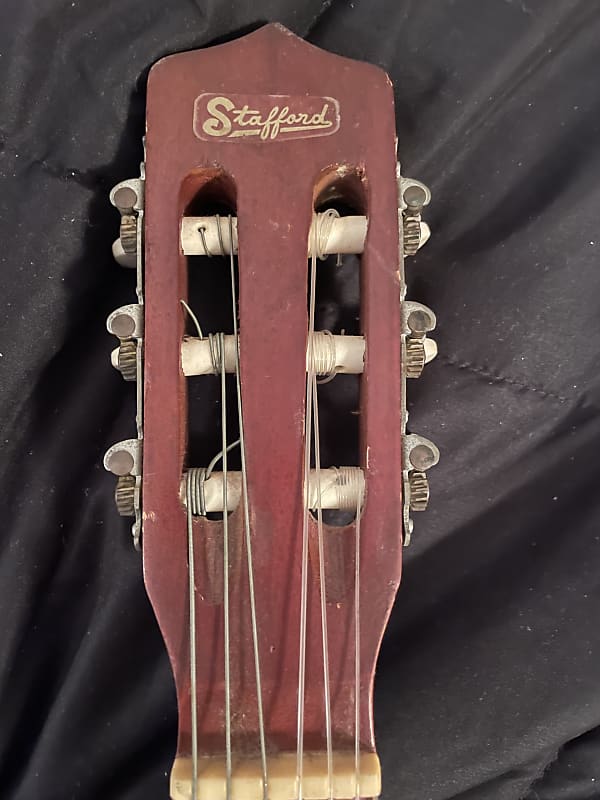 1960 s Stafford Classical Acoustic guitar Natural wood