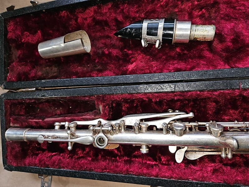Cavalier American Silver-Plated Metal Clarinet, USA, Very