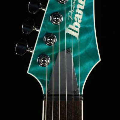 IBANEZ RG2750QV Prestige Transparent Aqua Blue (07/28) | Reverb UK