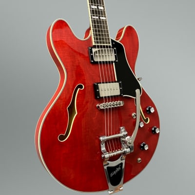 Eastman T486B-RD w/ Bigsby  2022 Red image 2