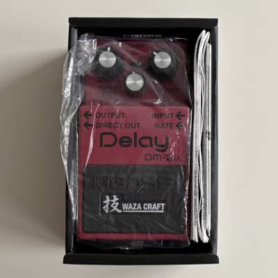 Reverb.com listing, price, conditions, and images for boss-dm-2w-delay-waza-craft