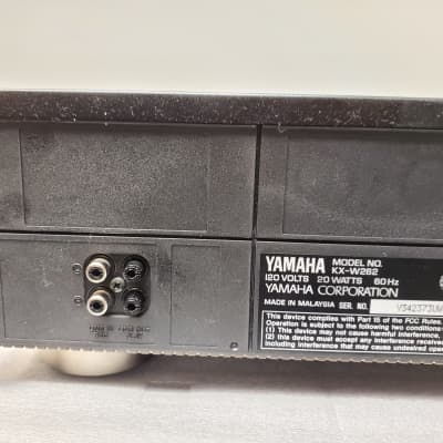 Yamaha KX-W262 dual auto-reverse cassette deck image 11