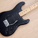 1984 Fender Stratocaster Dan Smith-Era Black USA-Made w/ Active EMG Pickups & Case